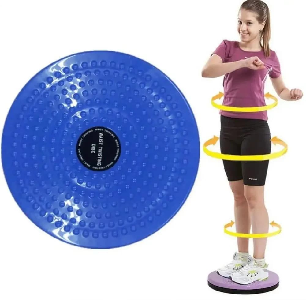 Blue Adjustable Fitness Disc for Kids & Adults
