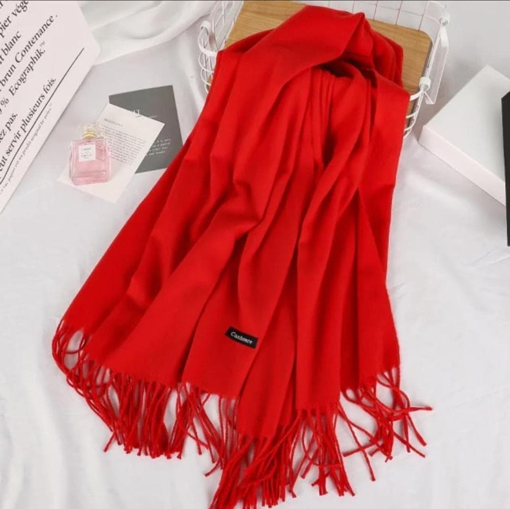 Red Woolen Shawl for Winter Warmth Pakistan