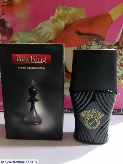 Black King Eau De Cologne Spray 100ml For Men
