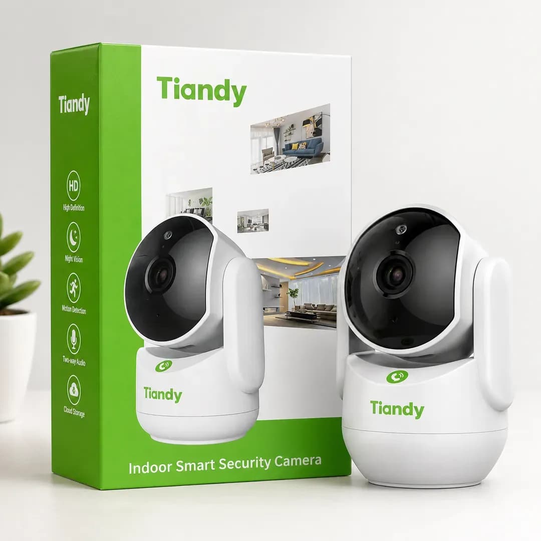 Tiandy 360 View Smart Security Camera White