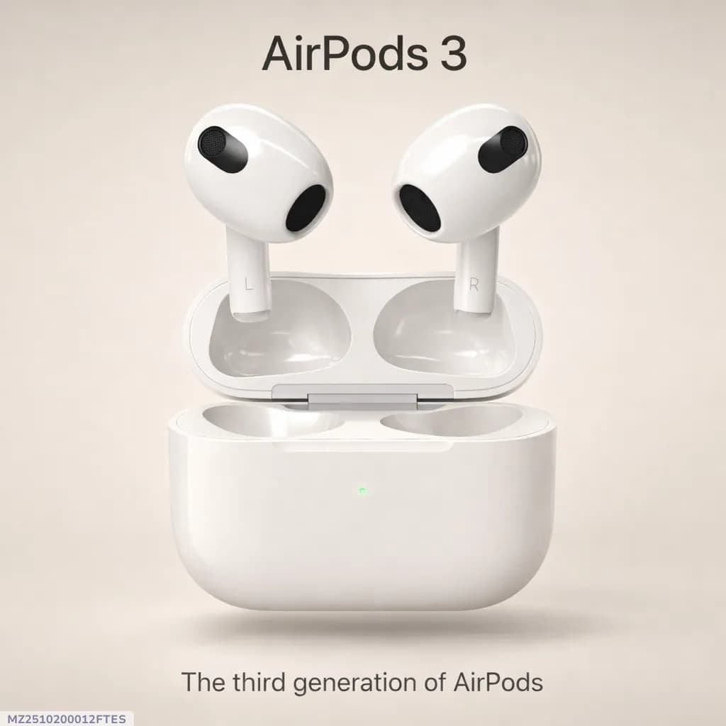 AirPods 3 White ANC Earbuds with Fast Charge