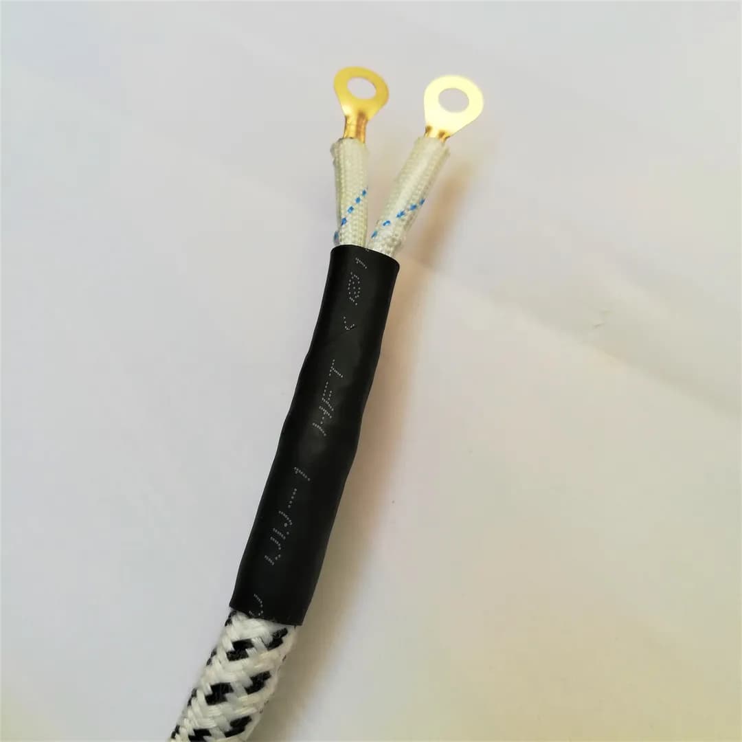 23/76 Copper Wire Electric Iron Plug Black