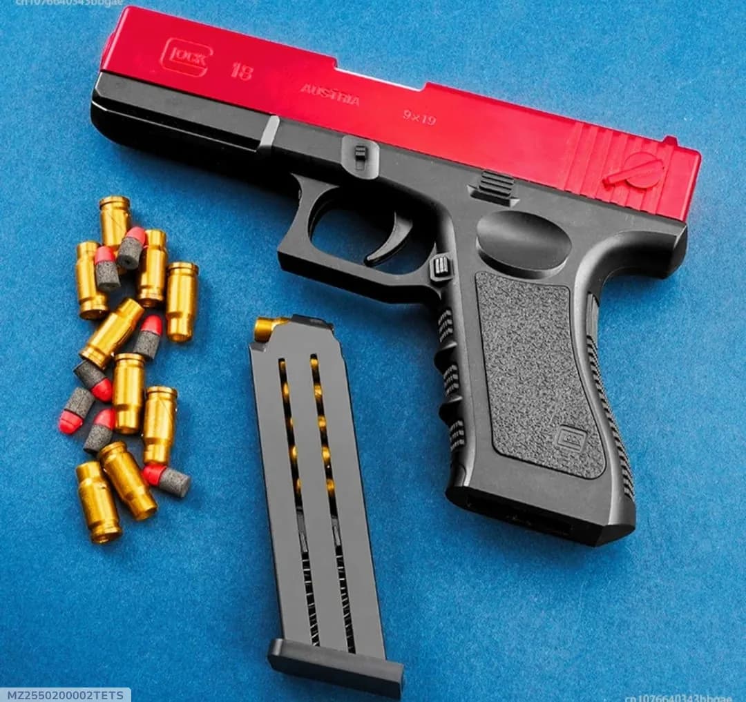 Glock Soft Bullet Toy Gun with Shell Ejection for Boys