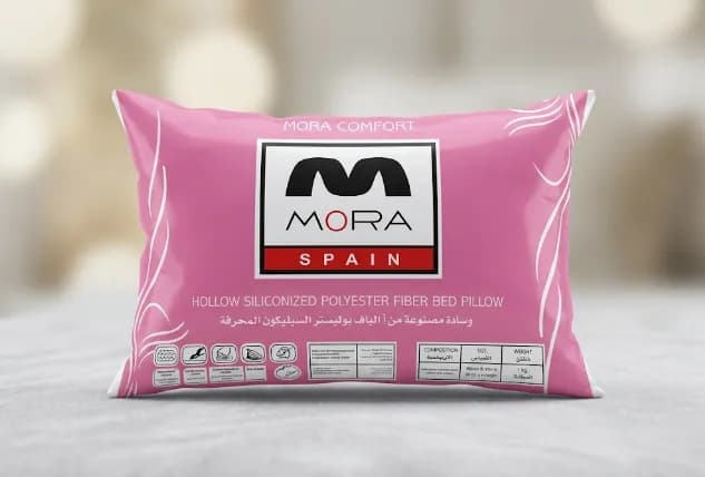 2 Pcs Ball Fiber Polyster Plain Bed Pillow