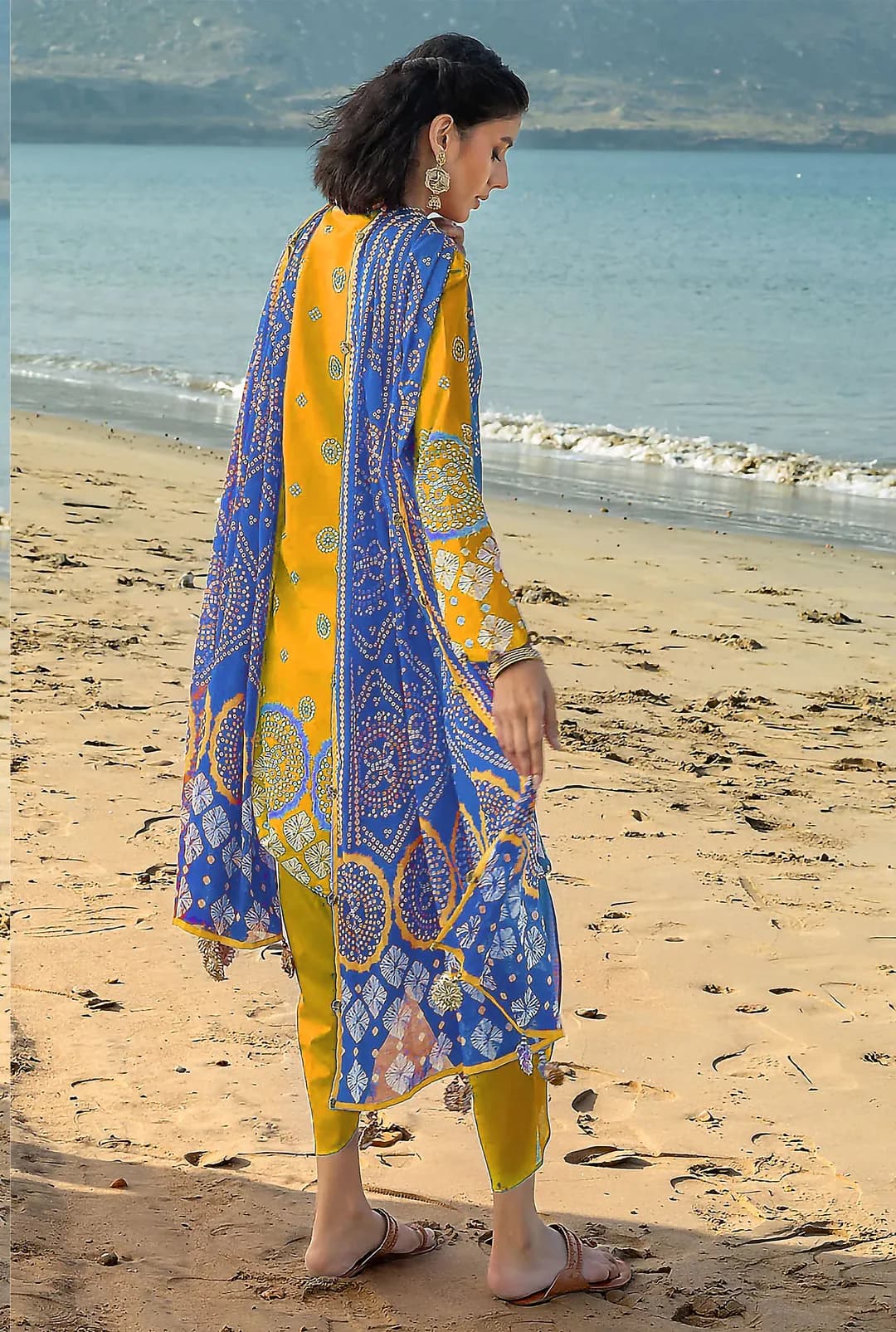 3 Pcs Women's Unstitched Printed Suit Shirt Fabric