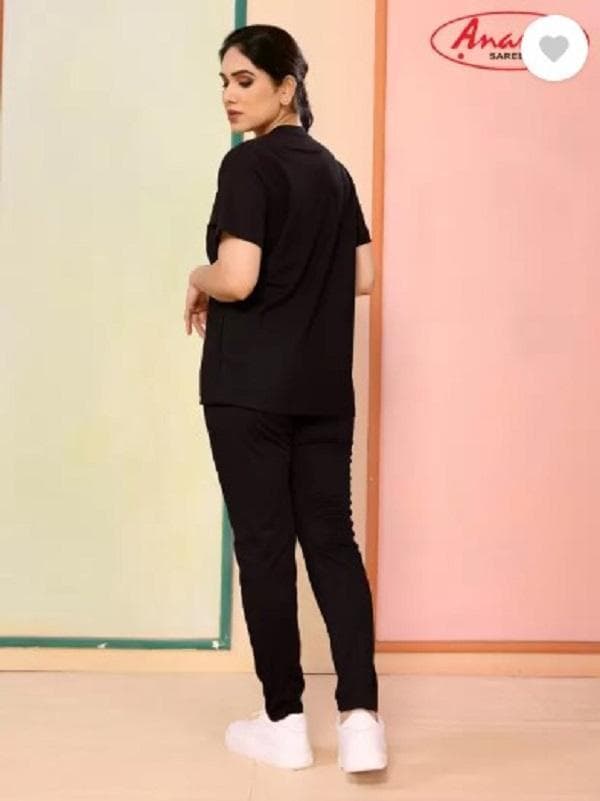 Black Slim Fit Tracksuit for Men Women Pakistan