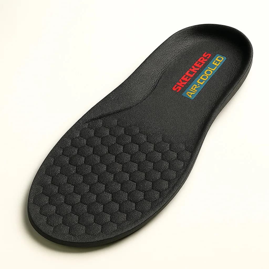 Black Gel Insole for Men Women Sizes 39-45