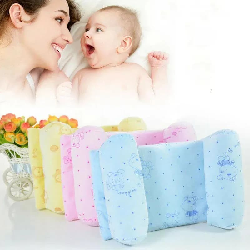 Baby Neck Pillow Cotton Pastel Colors 3 Pcs