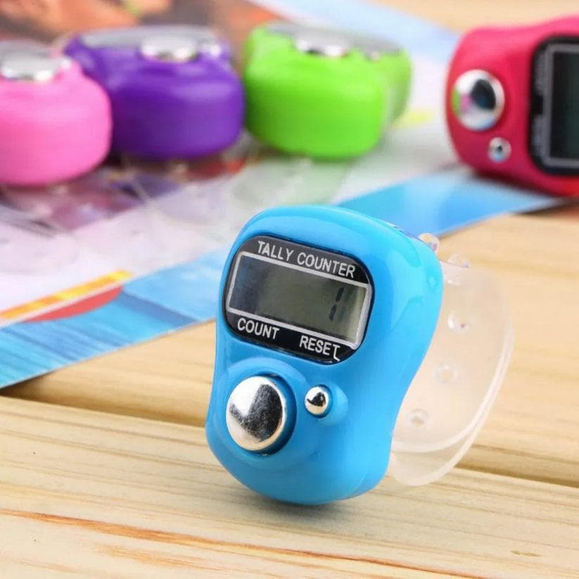 Digital Attendance Tally Counter Compact Multicolor Plastic