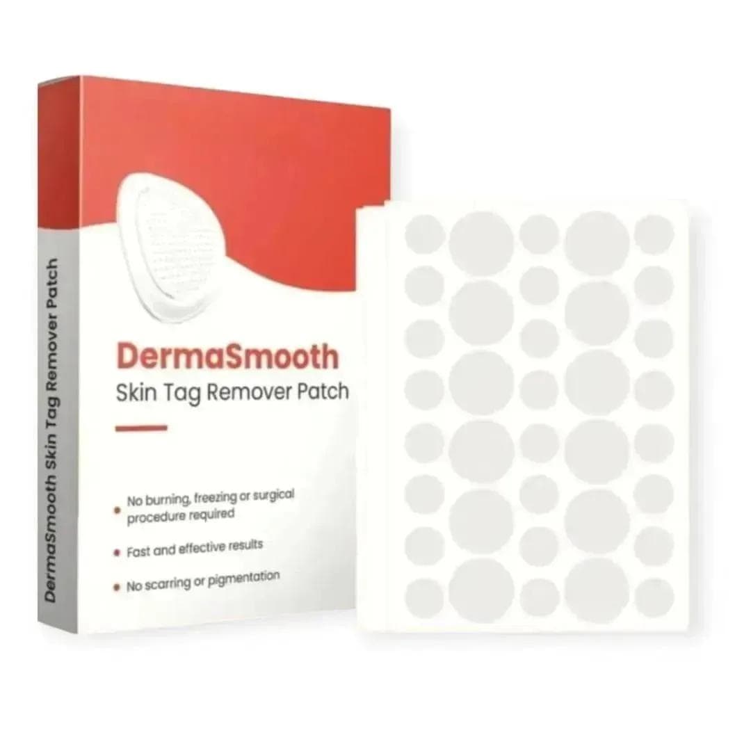 DermaSmooth Skin Tag Remover Patch 40 Pcs White