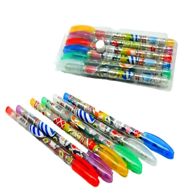 Multi Color Glitter Pens Pack of 6
