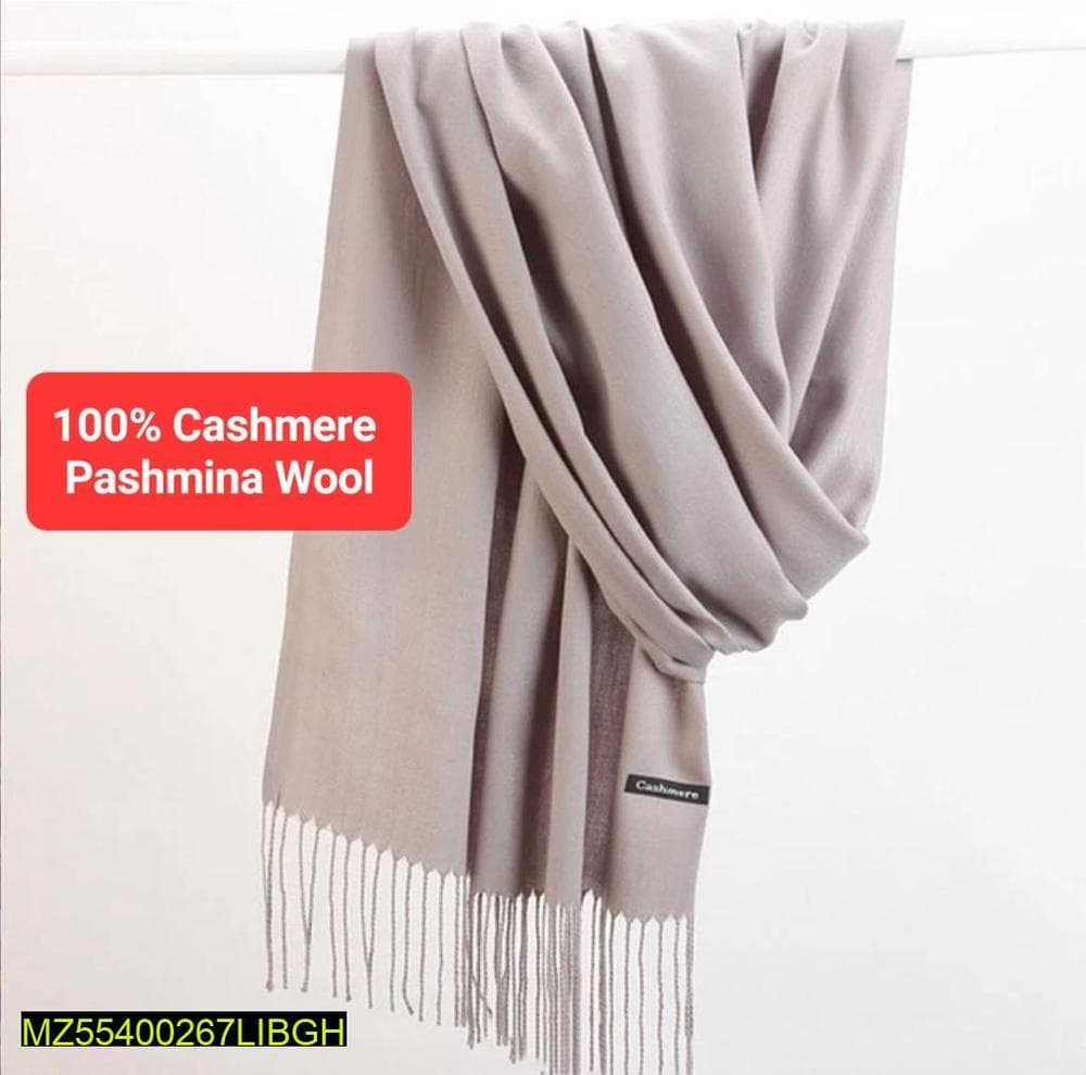 Premium Cashmere Shawl 68x31cm Elegant Tassels