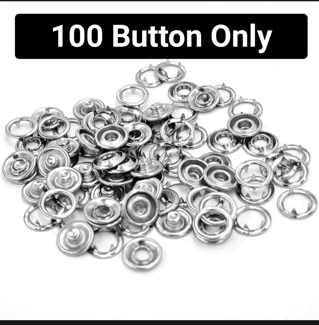 100pcs Metal Button Press Pliers
