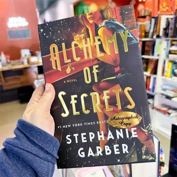 Autographed Book Alchemy of Secrets by Stephanie Garber