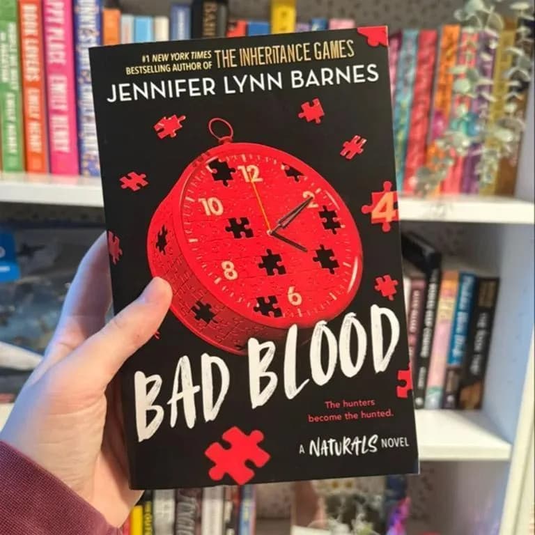 Bad Blood Paperback Book by Jennifer Lynn Barnes Multicolor A5
