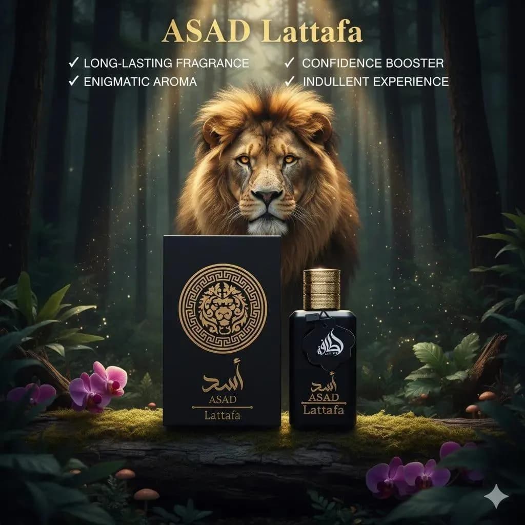 Latafa Asad Eau de Parfum 100ml Long Lasting Scent