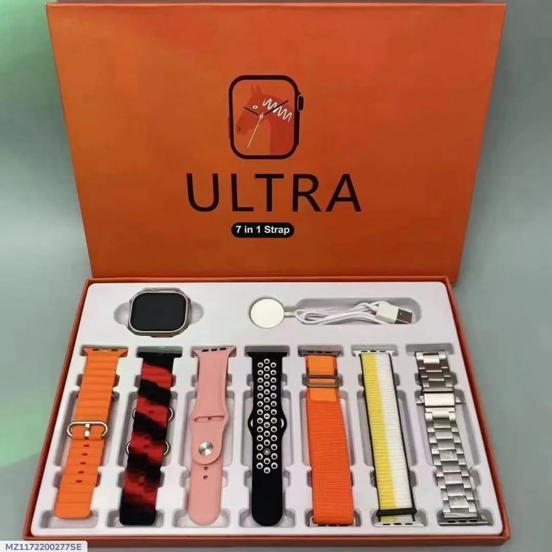 7-in-1 Smartwatch Ultra 2 with GPS & NFC