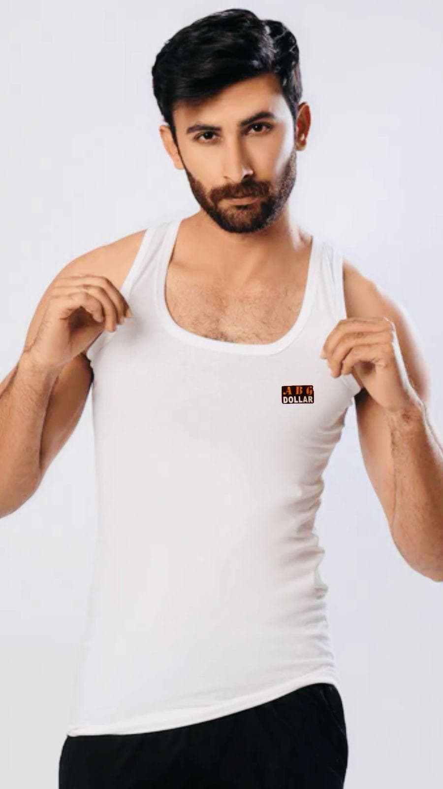 Premium Cotton Undershirts Pack of 6 White