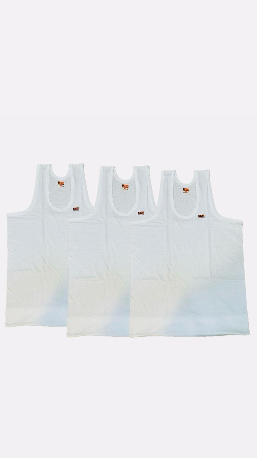 Premium Cotton Undershirts Pack of 6 White