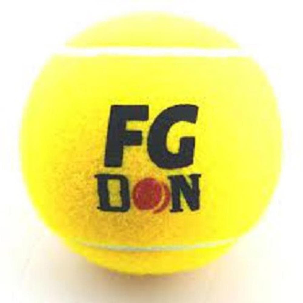 FG Don Tennis Ball Pack of 2 Yellow Rubber