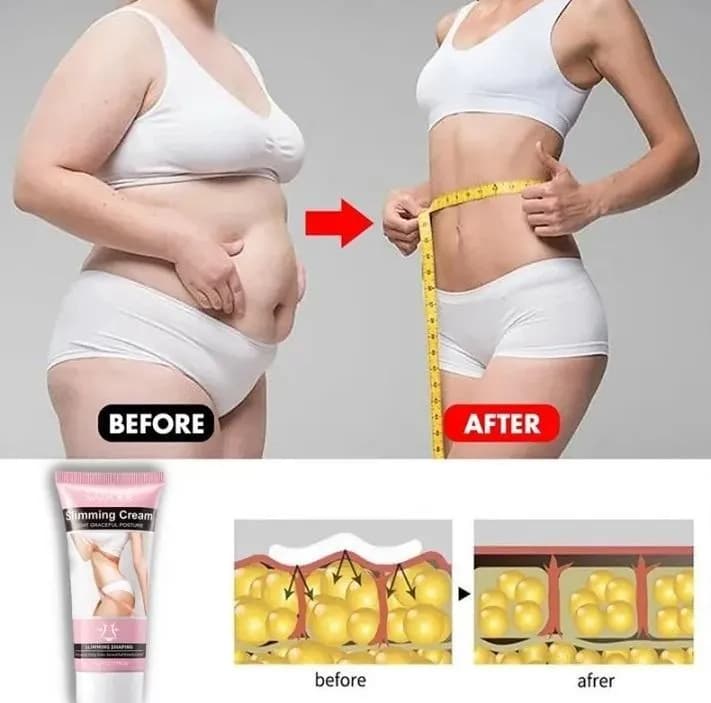 Slimming Cream 60g for Waist Shaping & Moisturization