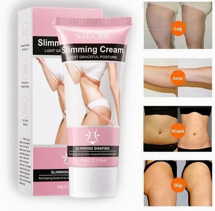 Slimming Cream 60g for Waist Shaping & Moisturization