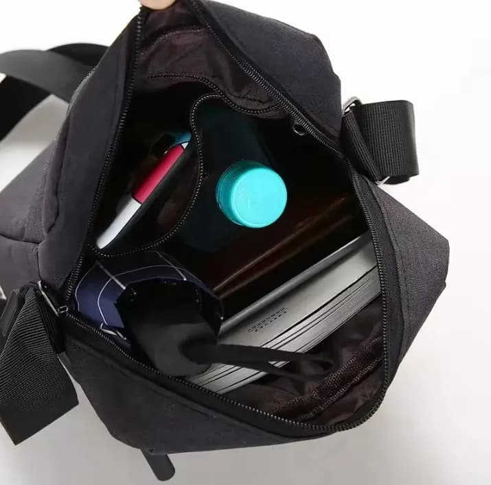 Black Crossbody Bag for Students & Professionals