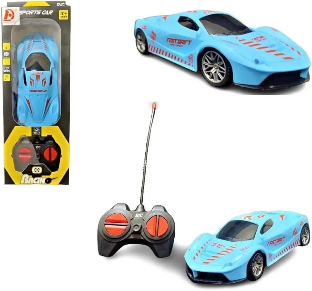 Blue RC Car for Kids with Remote Control