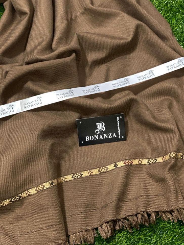 Men's Wool Shawl Brown Winter Warm Elegant Formal