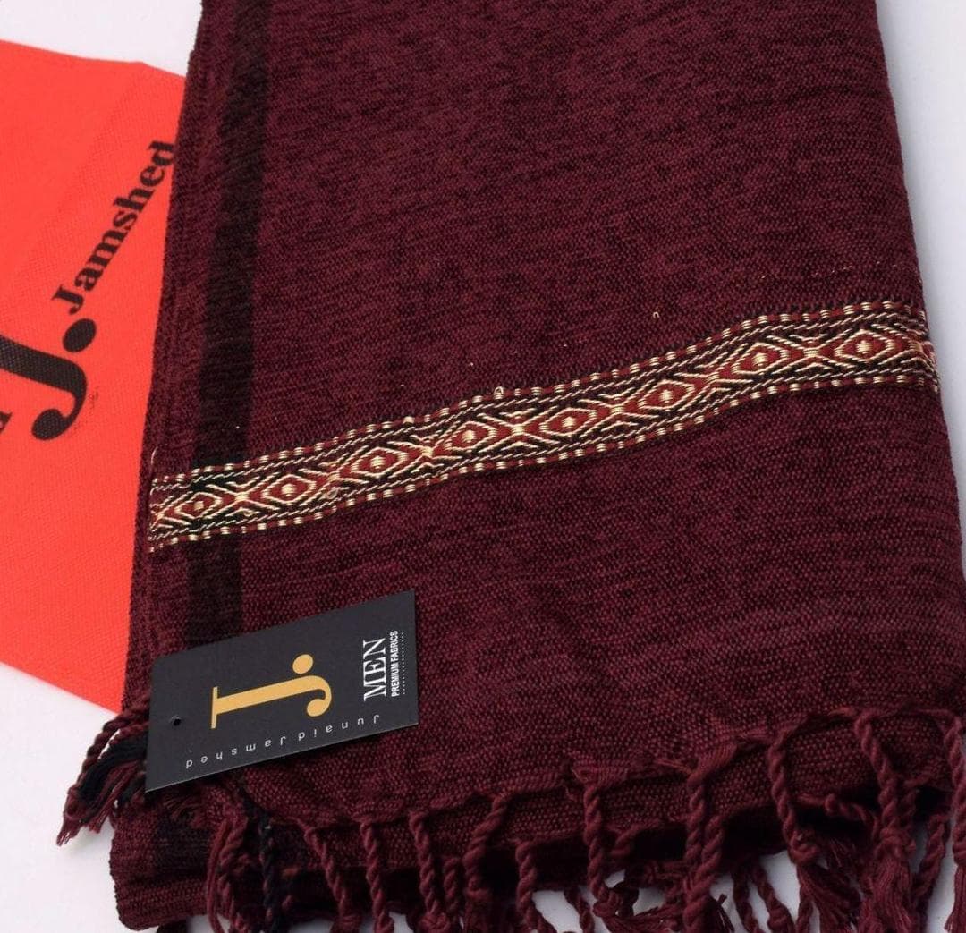 Maroon Velvet Shawl for Winter Warmth & Elegance