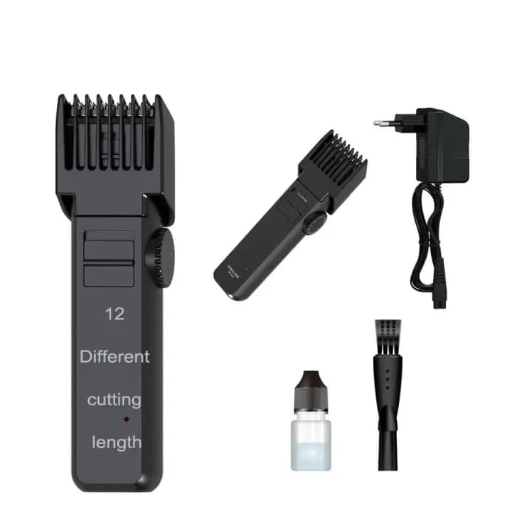 Rechargeable Men's Hair Trimmer RF-610 Black 2mm-18mm