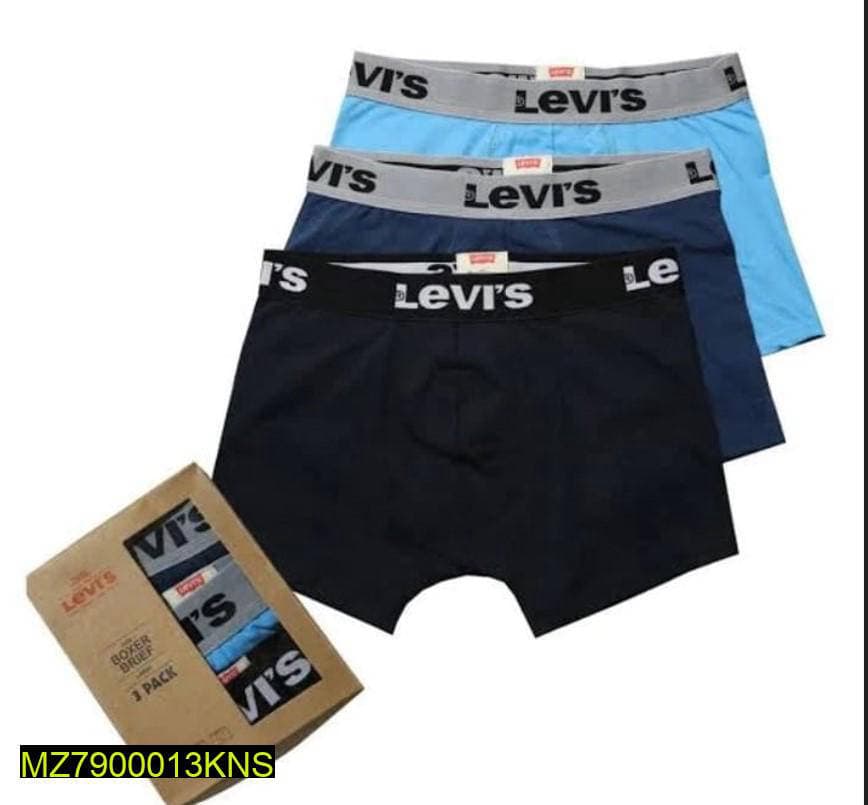 Men Cotton Stretch Boxer Briefs 3 Pack Assorted S-XL