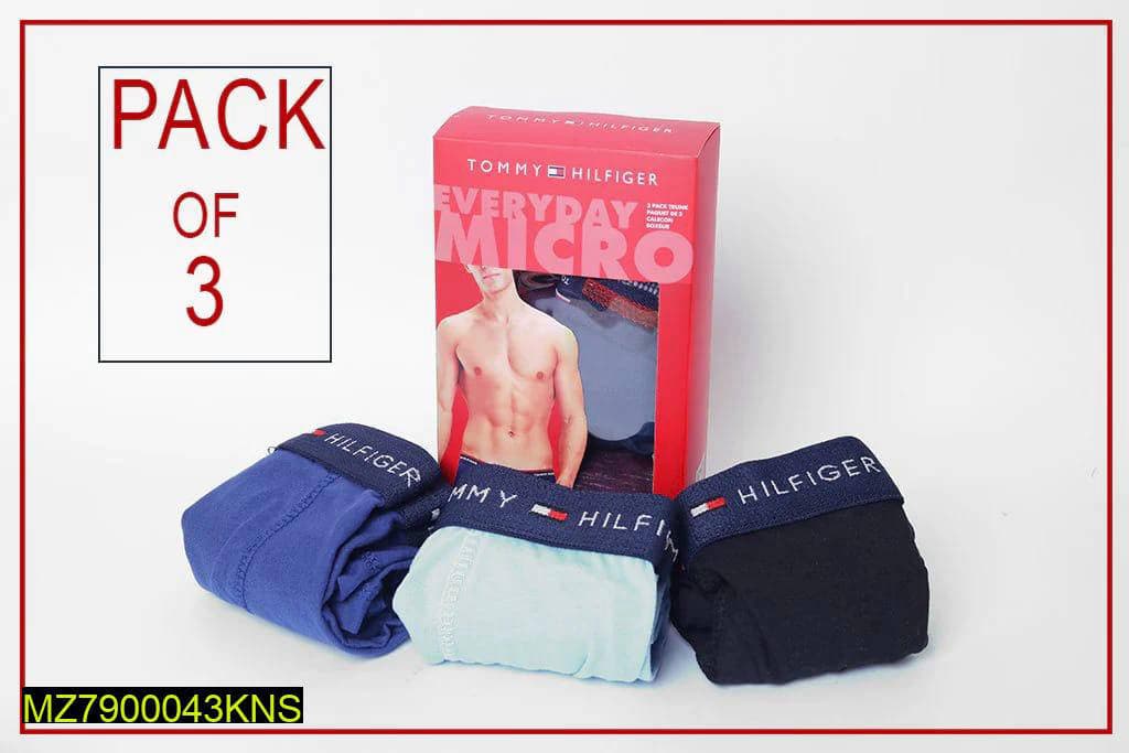 Tommy Hilfiger Cotton Boxer Briefs Blue Black XL
