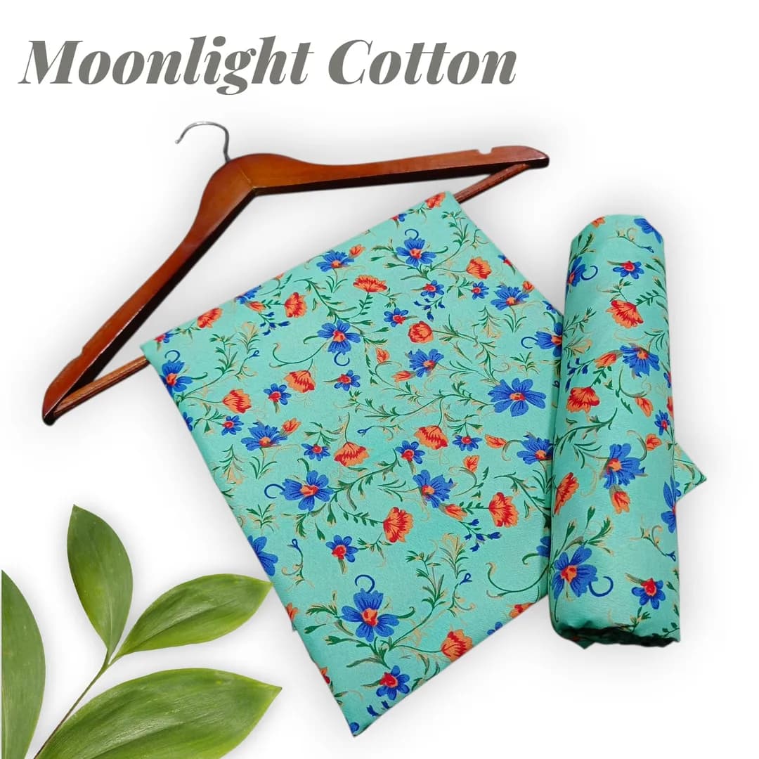 Blue Printed 2-Piece Polo Cotton Set