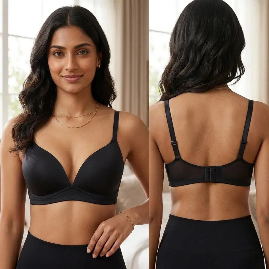 Signature Seamless Push-Up Wireless Bra For Women's