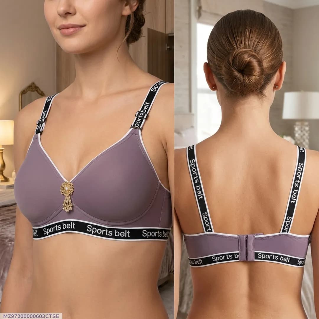 Lilac Sport Belt Under Bra for Women A Cup