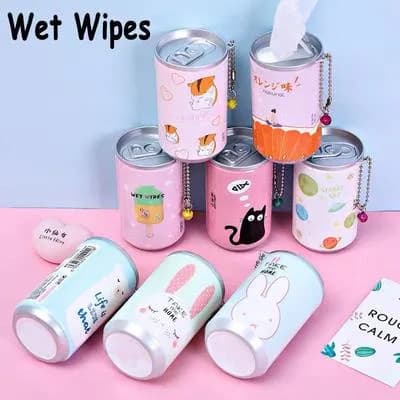 Multicolor Cotton Wet Wipes for Baby & Kids