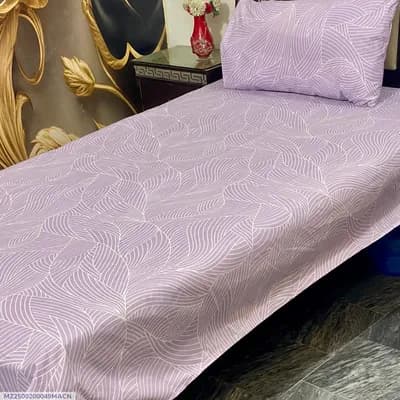 4 Pcs Cotton Printed Single Bedsheet