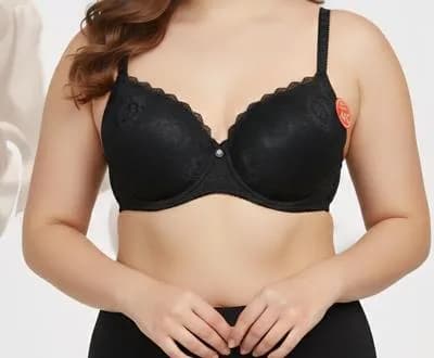 Black Lace Pushup Bra for Pakistani Women