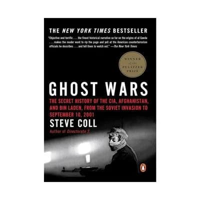 Ghost Wars CIA Afghanistan Bin Laden Book Hardback Multicolor A5