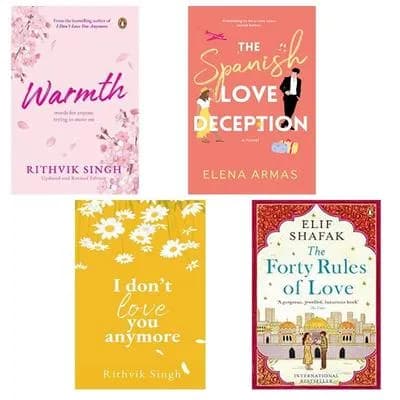 Premium Set of 4 Romance & Self-Discovery Novels for Pakistani Readers