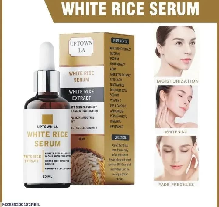 White Rice Serum for Skin Brightening & Acne Marks Removal - image 1