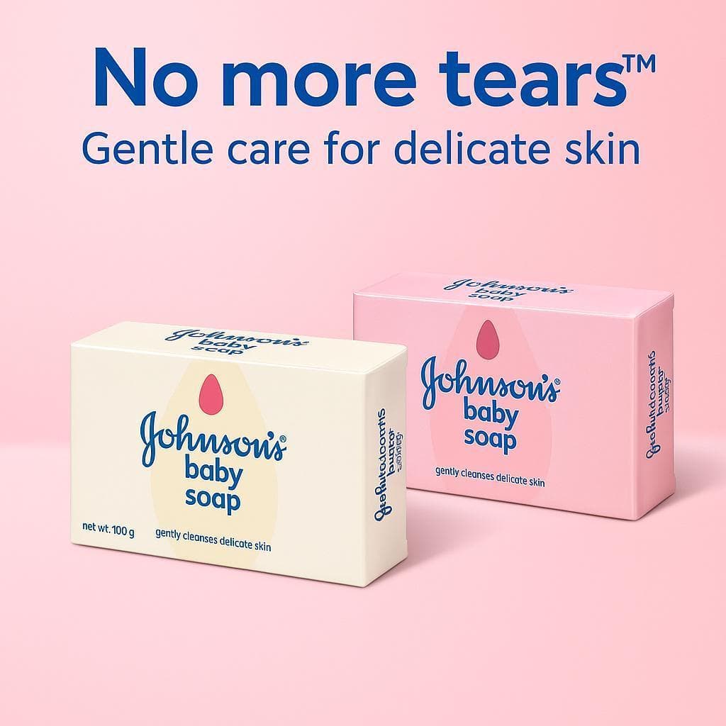 Gentle Baby Soap Pink White Solid Formula Bath