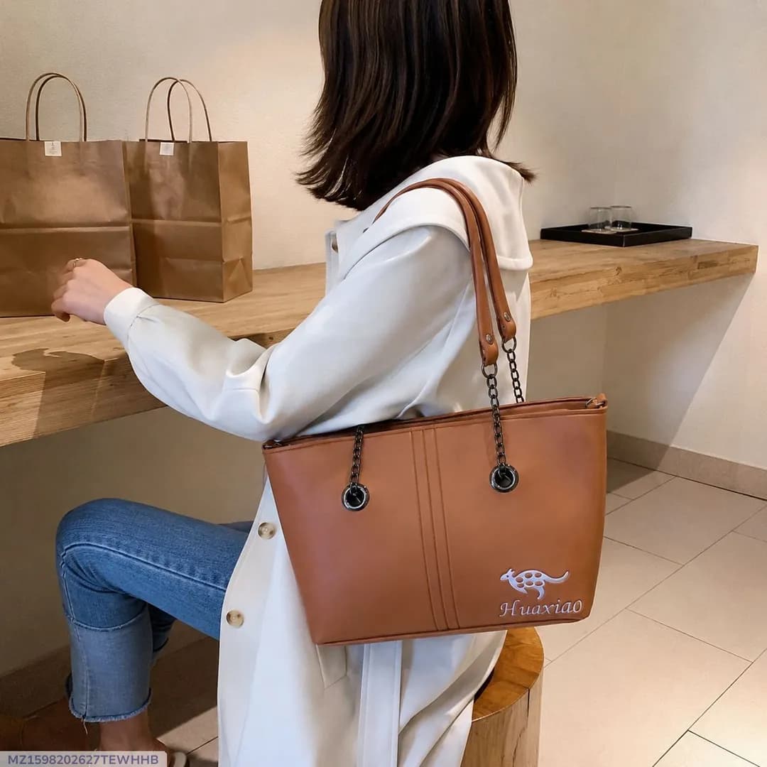 Women's Mustard Leather Shoulder Bag