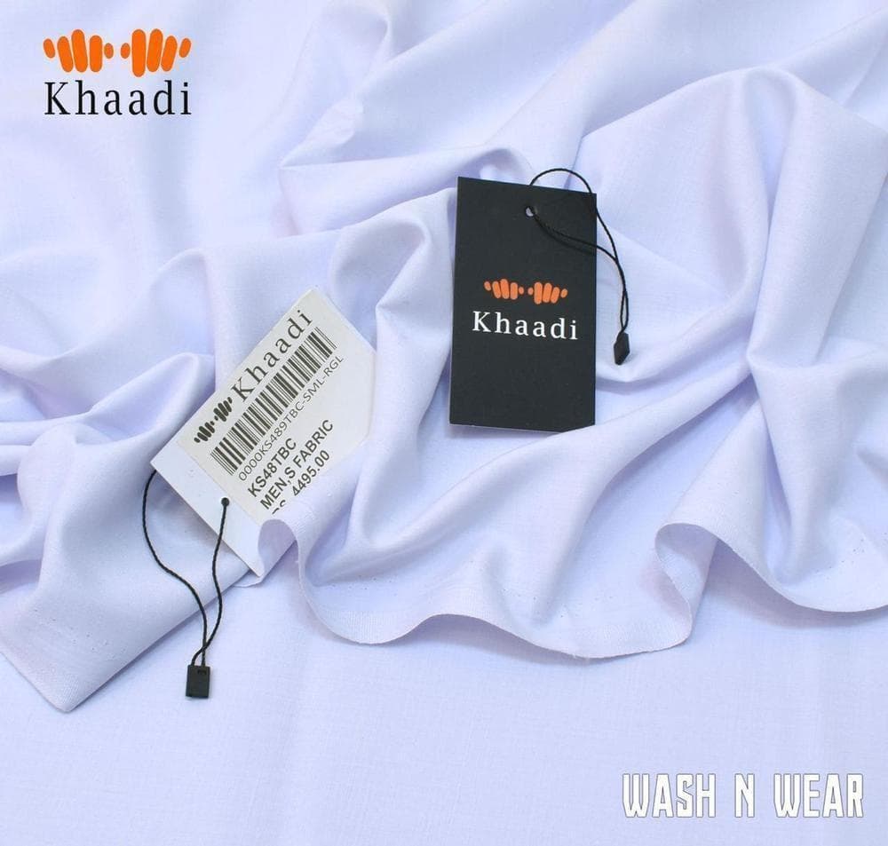 Men's Wash & Wear Plain White Suit Premium Quality