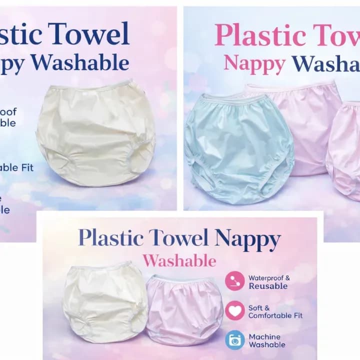 Taped Baby Diapers for 1 Month Old Plastic