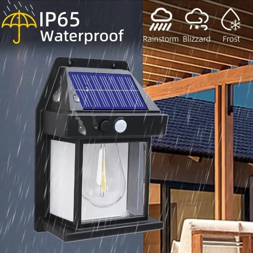 Rechargeable Solar Sensor Lamp