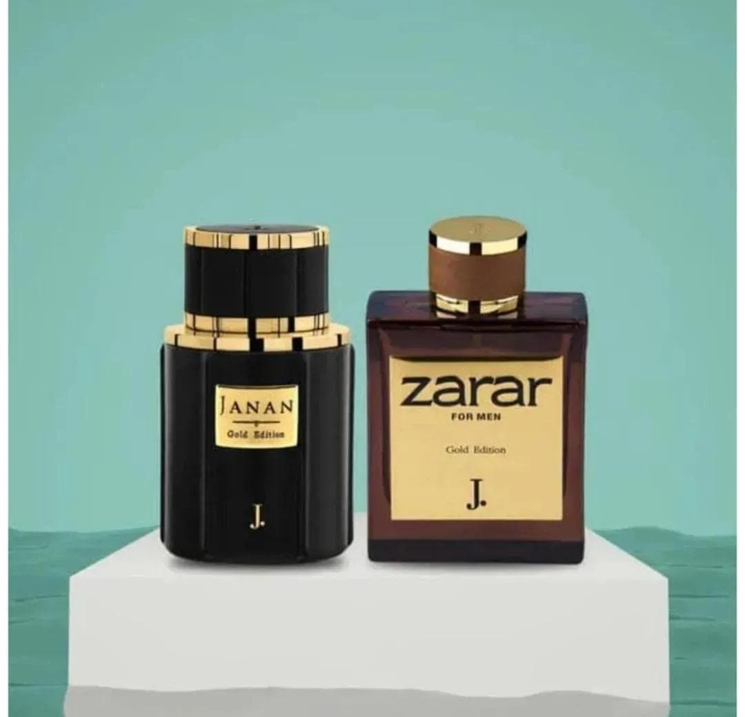 Alcohol-Free Unisex Perfume Set 100ml Gold Black