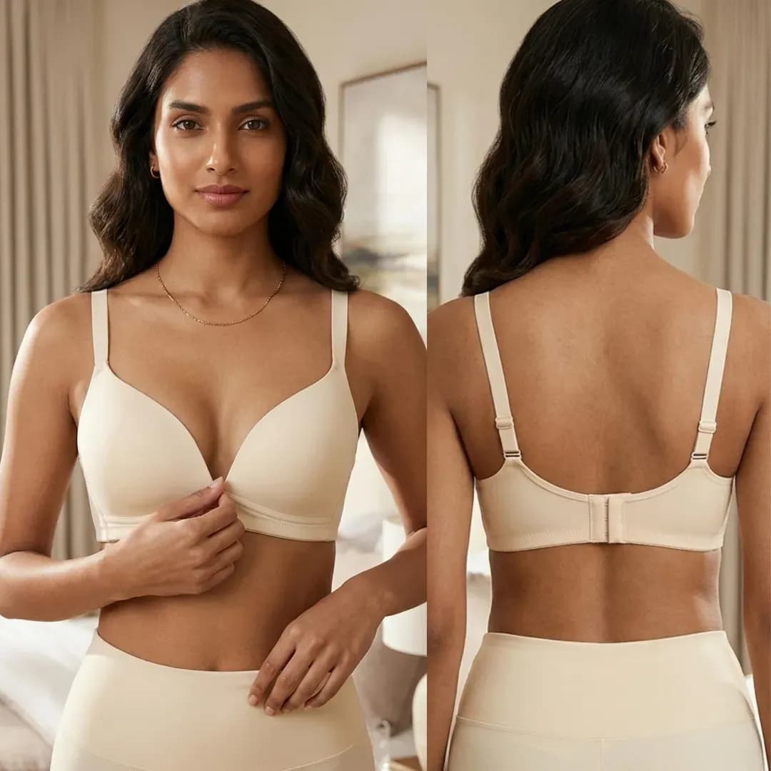 Signature Seamless Push-Up Wireless Bra For Women's